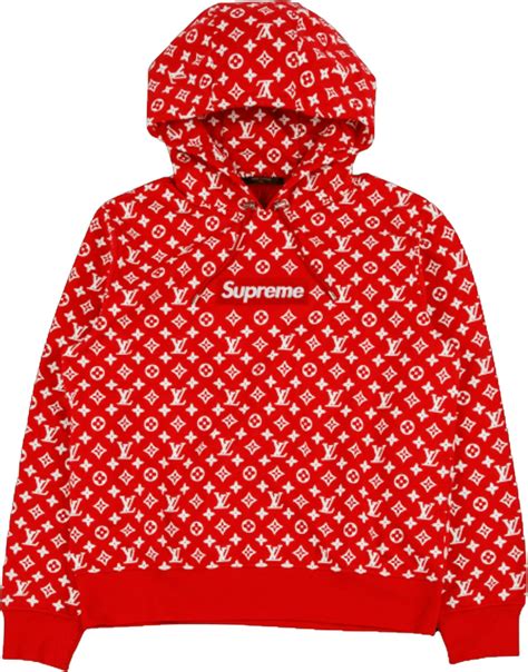 Supreme x Louis Vuitton Box Logo Felpa con 